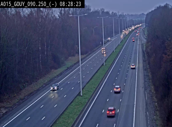<h2>Webcam autoroute Belgique - Gouy-lez-piéton - E42 - BK 90.3</h2>