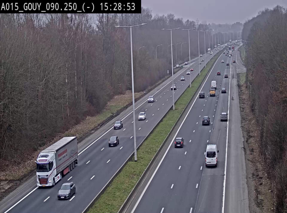 <h2>Webcam autoroute Belgique - Gouy-lez-piéton - E42 - BK 90.3</h2>