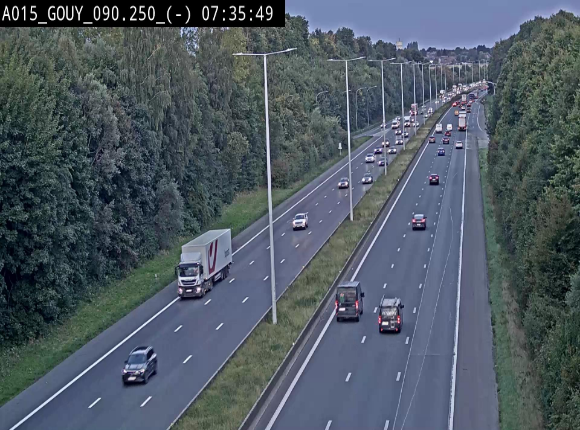 <h2>Webcam autoroute Belgique - Gouy-lez-piéton - E42 - BK 90.3</h2>