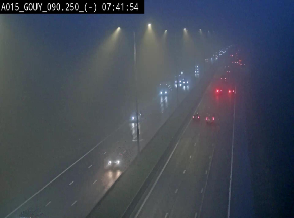 Webcam autoroute Belgique - Gouy-lez-piéton - E42 - BK 90.3