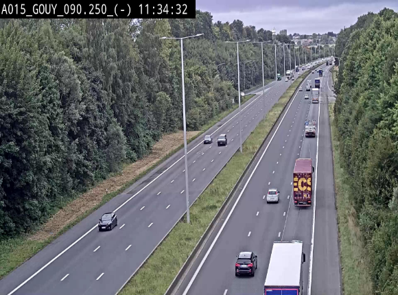 <h2>Webcam autoroute Belgique - Gouy-lez-piéton - E42 - BK 90.3</h2>