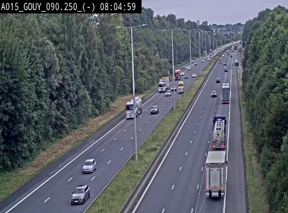 <h2>Webcam autoroute Belgique - Gouy-lez-piéton - E42 - BK 90.3</h2>