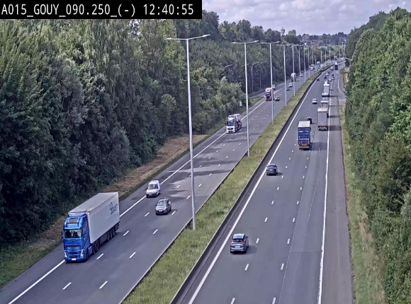 <h2>Webcam autoroute Belgique - Gouy-lez-piéton - E42 - BK 90.3</h2>