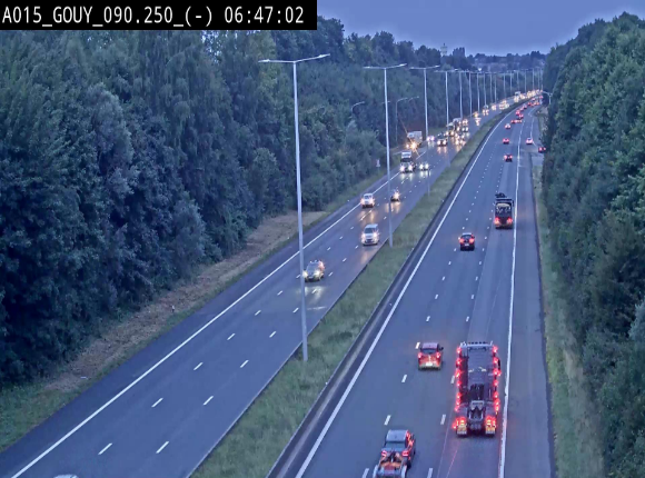 <h2>Webcam autoroute Belgique - Gouy-lez-piéton - E42 - BK 90.3</h2>