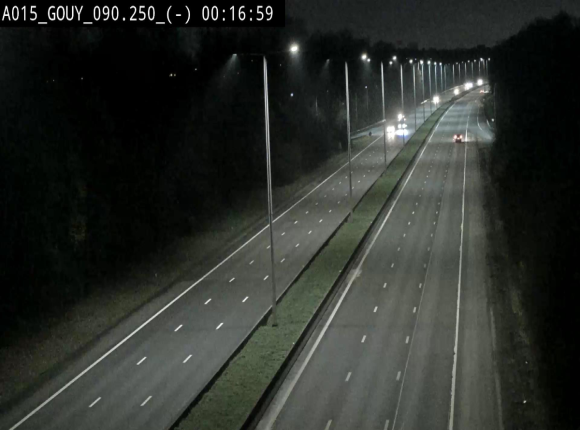 Webcam autoroute Belgique - Gouy-lez-piéton - E42 - BK 90.3