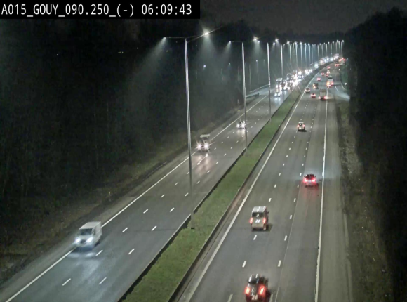 <h2>Webcam autoroute Belgique - Gouy-lez-piéton - E42 - BK 90.3</h2>