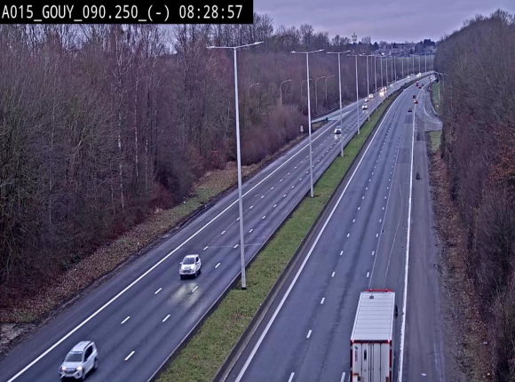 <h2>Webcam autoroute Belgique - Gouy-lez-piéton - E42 - BK 90.3</h2>