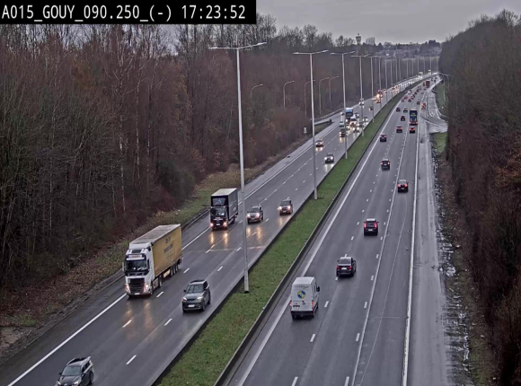 Webcam autoroute Belgique - Gouy-lez-piéton - E42 - BK 90.3