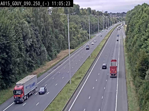 <h2>Webcam autoroute Belgique - Gouy-lez-piéton - E42 - BK 90.3</h2>