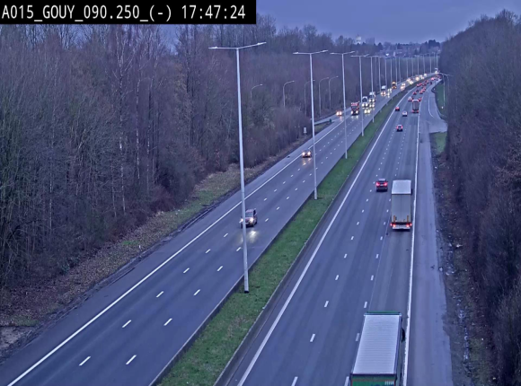 <h2>Webcam autoroute Belgique - Gouy-lez-piéton - E42 - BK 90.3</h2>