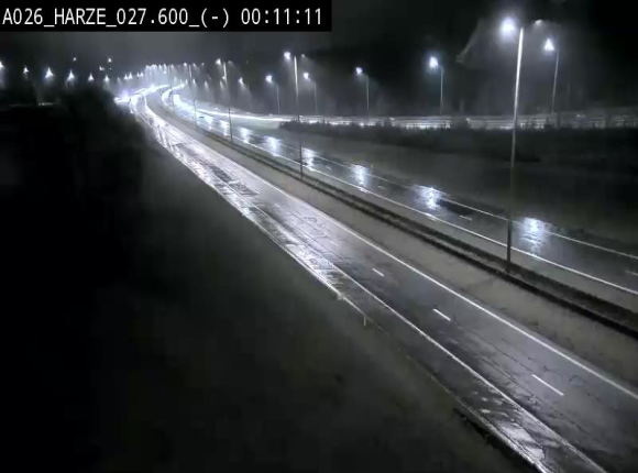 <h2>Webcam E25/A26 à Aywalle, à hauteur de la sortie Harzé. Vue orientée vers liège</h2>