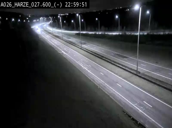 <h2>Webcam E25/A26 à Aywalle, à hauteur de la sortie Harzé. Vue orientée vers liège</h2>