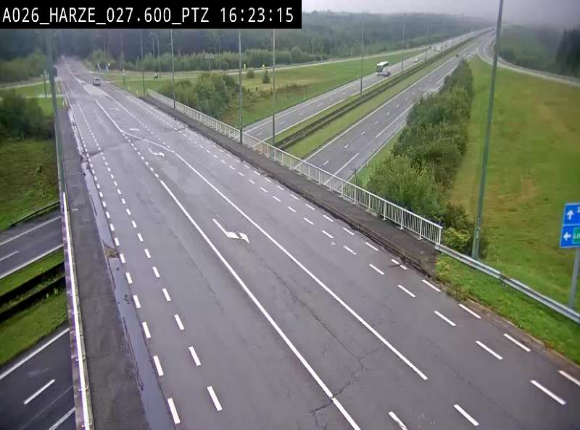 <h2>Caméra autoroute Belgique - Sougné-Remouchamps,E25 direction Luxembourg</h2>
