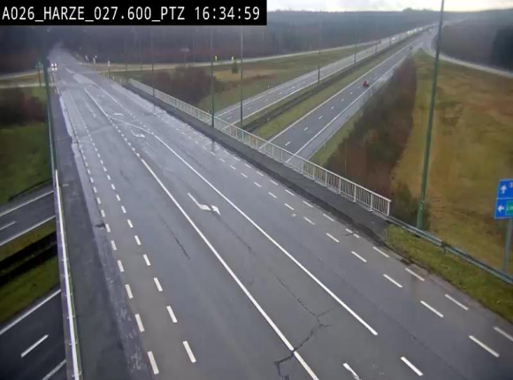 <h2>Caméra autoroute Belgique - Sougné-Remouchamps,E25 direction Luxembourg</h2>