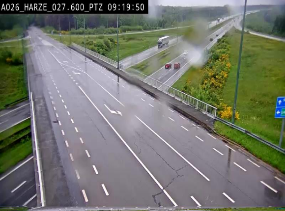 Caméra autoroute Belgique - Sougné-Remouchamps,E25 direction Luxembourg