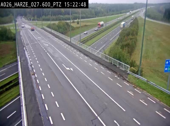 <h2>Caméra autoroute Belgique - Sougné-Remouchamps,E25 direction Luxembourg</h2>