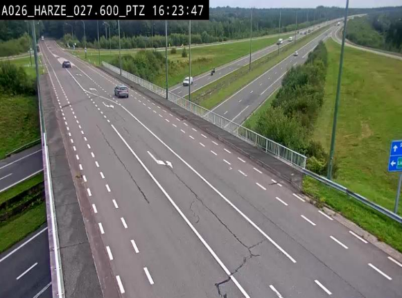 <h2>Caméra autoroute Belgique - Sougné-Remouchamps,E25 direction Luxembourg</h2>