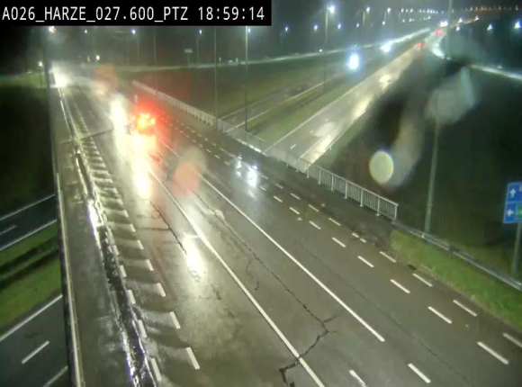 Caméra autoroute Belgique - Sougné-Remouchamps,E25 direction Luxembourg