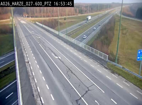 <h2>Caméra autoroute Belgique - Sougné-Remouchamps,E25 direction Luxembourg</h2>