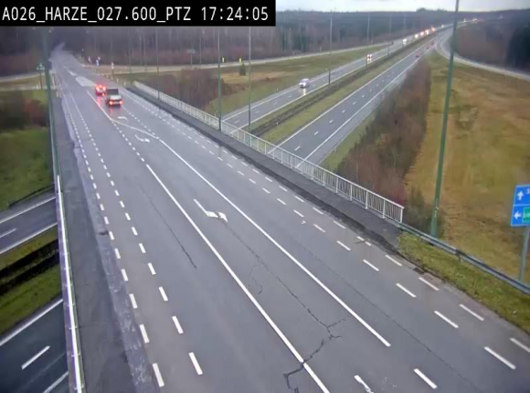 <h2>Caméra autoroute Belgique - Sougné-Remouchamps,E25 direction Luxembourg</h2>