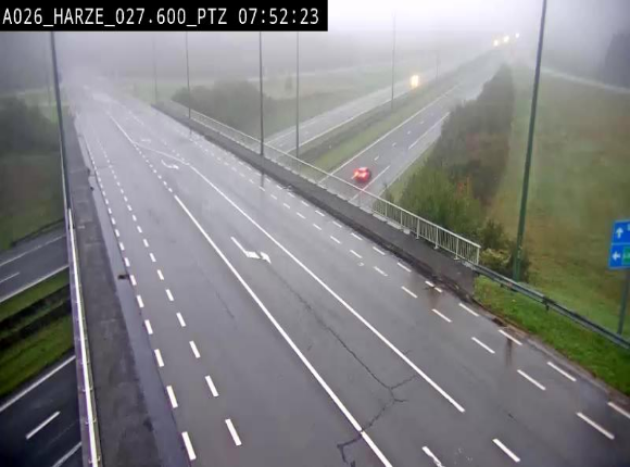 <h2>Caméra autoroute Belgique - Sougné-Remouchamps,E25 direction Luxembourg</h2>