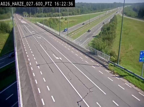 <h2>Caméra autoroute Belgique - Sougné-Remouchamps,E25 direction Luxembourg</h2>