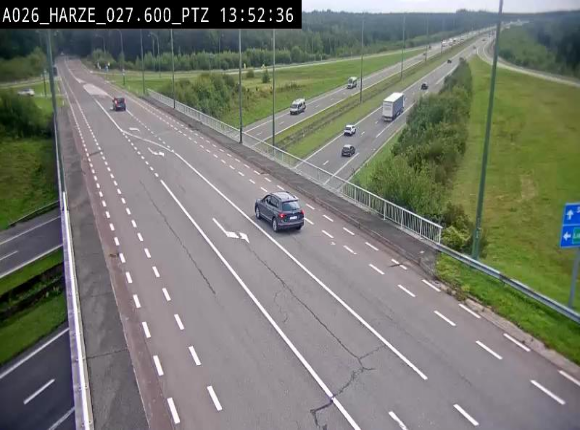 <h2>Caméra autoroute Belgique - Sougné-Remouchamps,E25 direction Luxembourg</h2>