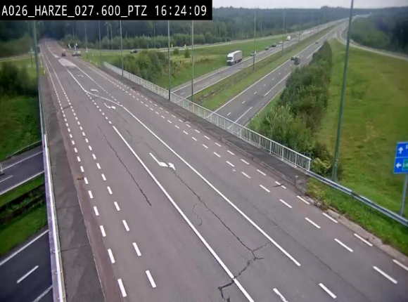 <h2>Caméra autoroute Belgique - Sougné-Remouchamps,E25 direction Luxembourg</h2>