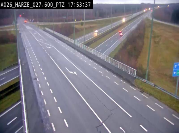 <h2>Caméra autoroute Belgique - Sougné-Remouchamps,E25 direction Luxembourg</h2>