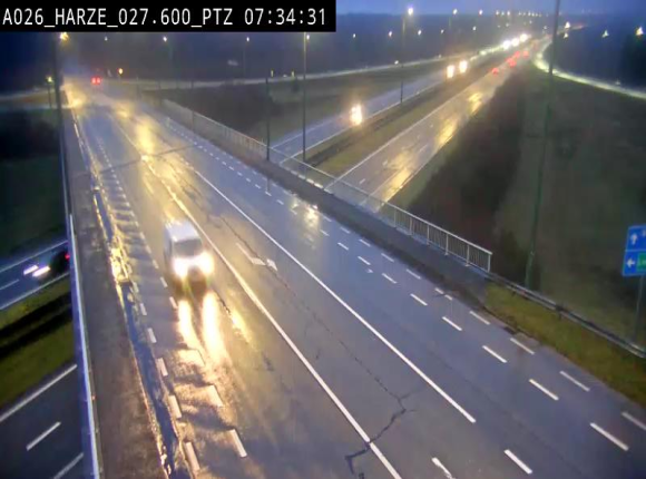 <h2>Caméra autoroute Belgique - Sougné-Remouchamps,E25 direction Luxembourg</h2>