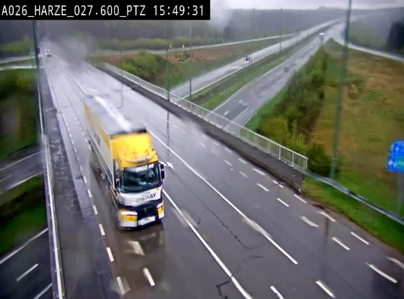 <h2>Caméra autoroute Belgique - Sougné-Remouchamps,E25 direction Luxembourg</h2>