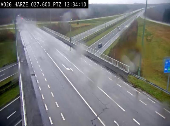 <h2>Caméra autoroute Belgique - Sougné-Remouchamps,E25 direction Luxembourg</h2>