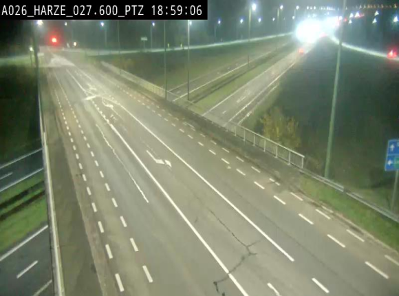 Caméra autoroute Belgique - Sougné-Remouchamps,E25 direction Luxembourg