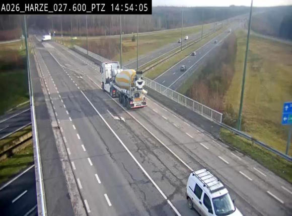 <h2>Caméra autoroute Belgique - Sougné-Remouchamps,E25 direction Luxembourg</h2>