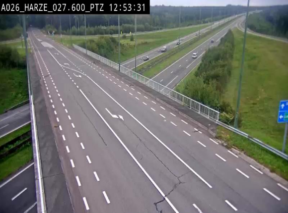 <h2>Caméra autoroute Belgique - Sougné-Remouchamps,E25 direction Luxembourg</h2>