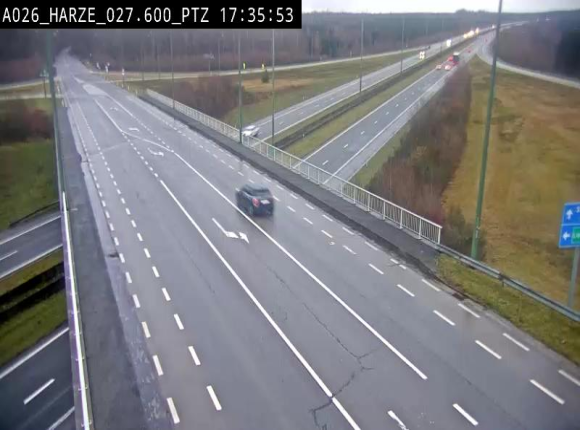 <h2>Caméra autoroute Belgique - Sougné-Remouchamps,E25 direction Luxembourg</h2>
