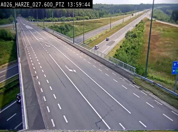 <h2>Caméra autoroute Belgique - Sougné-Remouchamps,E25 direction Luxembourg</h2>