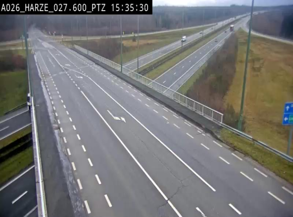<h2>Caméra autoroute Belgique - Sougné-Remouchamps,E25 direction Luxembourg</h2>