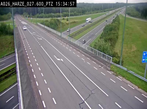 <h2>Caméra autoroute Belgique - Sougné-Remouchamps,E25 direction Luxembourg</h2>