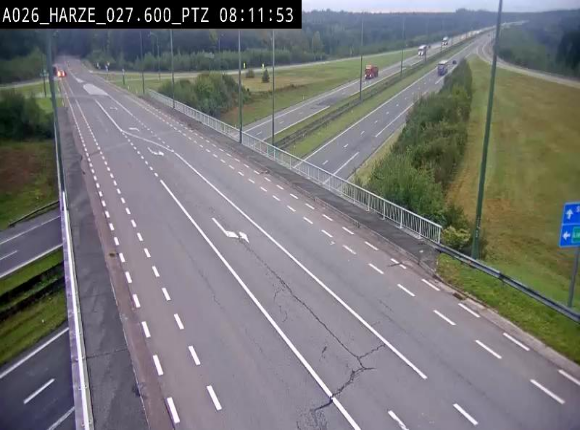 <h2>Caméra autoroute Belgique - Sougné-Remouchamps,E25 direction Luxembourg</h2>