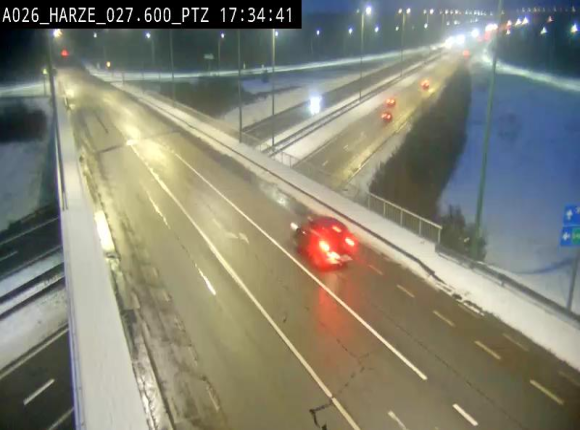 <h2>Caméra autoroute Belgique - Sougné-Remouchamps,E25 direction Luxembourg</h2>