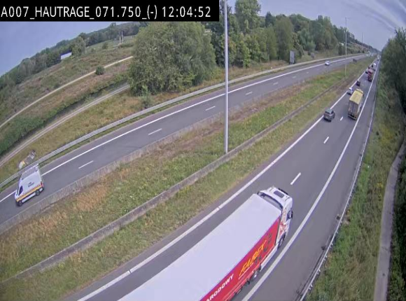 <h2>Webcam autoroute Belgique - Hautrage - E19 - BK 71.7</h2>