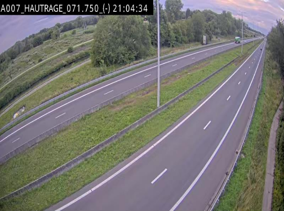 <h2>Webcam autoroute Belgique - Hautrage - E19 - BK 71.7</h2>