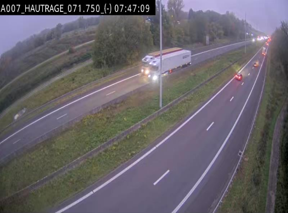 <h2>Webcam autoroute Belgique - Hautrage - E19 - BK 71.7</h2>