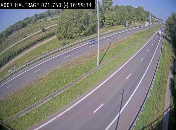 <h2>Webcam autoroute Belgique - Hautrage - E19 - BK 71.7</h2>