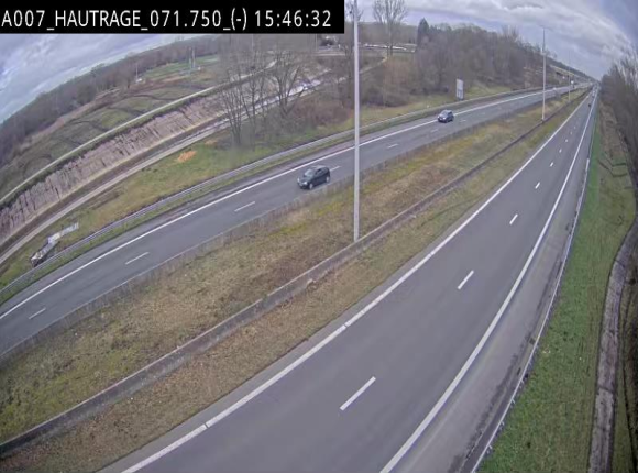 <h2>Webcam autoroute Belgique - Hautrage - E19 - BK 71.7</h2>