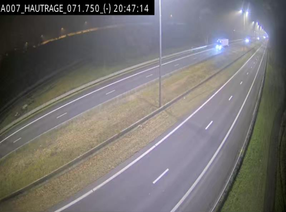 Webcam autoroute Belgique - Hautrage - E19 - BK 71.7