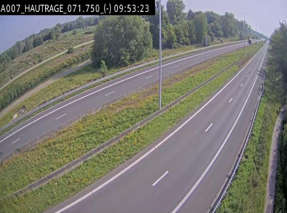 <h2>Webcam autoroute Belgique - Hautrage - E19 - BK 71.7</h2>
