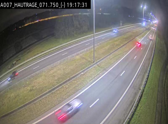 <h2>Webcam autoroute Belgique - Hautrage - E19 - BK 71.7</h2>