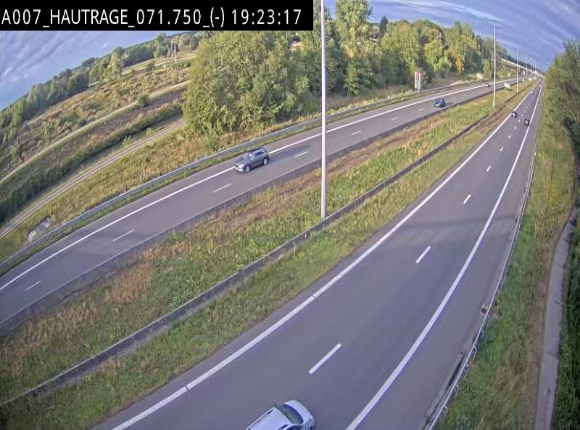 <h2>Webcam autoroute Belgique - Hautrage - E19 - BK 71.7</h2>